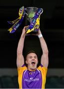 8 January 2022; Kilmacud Crokes captain Shane Cunningham lifts the cup after the AIB Leinster GAA Football Senior Club Championship Final match between Kilmacud Crokes and Naas at Croke Park in Dublin. Photo by Daire Brennan/Sportsfile