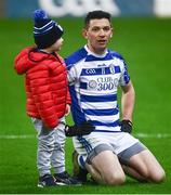 8 January 2022; Eamonn Callaghan of Naas with his son Fionn, age 4, after the AIB Leinster GAA Football Senior Club Championship Final match between Kilmacud Crokes and Naas at Croke Park in Dublin. Photo by David Fitzgerald/Sportsfile