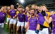 8 January 2022; Shane Horan of Kilmacud Crokes leads his side's celebration after the AIB Leinster GAA Football Senior Club Championship Final match between Kilmacud Crokes and Naas at Croke Park in Dublin. Photo by Daire Brennan/Sportsfile