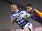8 January 2022; Eoin Doyle of Naas in action against Darragh Jones of Kilmacud Crokes during the AIB Leinster GAA Football Senior Club Championship Final match between Kilmacud Crokes and Naas at Croke Park in Dublin. Photo by David Fitzgerald/Sportsfile