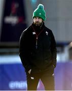 7 January 2022; Ireland defence coach Willie Faloon before a development match between Leinster A and Ireland U20 at Energia Park in Dublin. Photo by Harry Murphy/Sportsfile