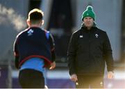 7 January 2022; Ireland forwards coach Jimmy Duffy before a development match between Leinster A and Ireland U20 at Energia Park in Dublin. Photo by Harry Murphy/Sportsfile