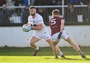 8 January 2022; Padraig Tuohy of Kildare in action against Shane Allen of Westmeath during the O'Byrne Cup Group C match between Kildare and Westmeath at St Conleth's Park in Newbridge, Kildare. Photo by Piaras Ó Mídheach/Sportsfile