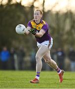 8 January 2022; Alan Tobin of Wexford during the O'Byrne Cup group B match between Wexford and Laois at Hollymount in Galbally, Wexford. Photo by Seb Daly/Sportsfile