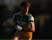 8 January 2022; Jack Bryant of Offaly during the O'Byrne Cup group A match between Offaly and Dublin at Bord na Mona O'Connor Park in Tullamore, Offaly. Photo by Harry Murphy/Sportsfile