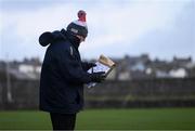 8 January 2022; Cork manager Keith Ricken during the McGrath Cup group A match between Clare and Cork at Hennessy Memorial Park in Miltown Malbay, Clare. Photo by Stephen McCarthy/Sportsfile