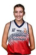 9 January 2022; Mia Finnegan of Singleton SuperValu Brunell before the Basketball Ireland Women's U20 semi-final match between Singleton Supervalu Brunell and Portlaoise Panthers at Parochial Hall in Cork. Photo by Sam Barnes/Sportsfile