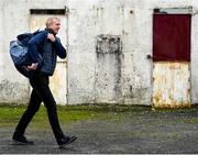 9 January 2022; Galway manager Henry Shefflin arrives before the Walsh Cup Senior Hurling round 1 match between Galway and Offaly at Duggan Park in Ballinasloe, Galway. Photo by Harry Murphy/Sportsfile