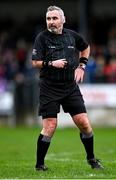 9 January 2022; Referee James Molloy during the AIB Connacht GAA Football Senior Club Championship Final match between Knockmore and Pádraig Pearses at James Stephens Park in Ballina, Mayo. Photo by Piaras Ó Mídheach/Sportsfile