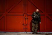 9 January 2022; A supporter reads the match programme before the AIB Munster Hurling Senior Club Championship Final match between Ballygunner and Kilmallock at Páirc Uí Chaoimh in Cork. Photo by Stephen McCarthy/Sportsfile