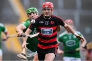 9 January 2022; Billy O'Keeffe of Ballygunner in action against Robbie Hanley of Kilmallock during the AIB Munster Hurling Senior Club Championship Final match between Ballygunner and Kilmallock at Páirc Uí Chaoimh in Cork. Photo by Stephen McCarthy/Sportsfile