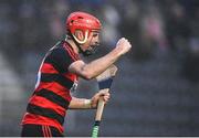 9 January 2022; Billy O'Keeffe of Ballygunner celebrates after scoring his side's third goal during the AIB Munster Hurling Senior Club Championship Final match between Ballygunner and Kilmallock at Páirc Uí Chaoimh in Cork. Photo by Stephen McCarthy/Sportsfile