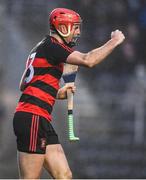 9 January 2022; Billy O'Keeffe of Ballygunner celebrates after scoring his side's third goal during the AIB Munster Hurling Senior Club Championship Final match between Ballygunner and Kilmallock at Páirc Uí Chaoimh in Cork. Photo by Stephen McCarthy/Sportsfile