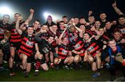 9 January 2022; Ballygunner players celebrate with the cup after the AIB Munster Hurling Senior Club Championship Final match between Ballygunner and Kilmallock at Páirc Uí Chaoimh in Cork. Photo by Stephen McCarthy/Sportsfile