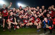 9 January 2022; Ballygunner players celebrate with the cup after the AIB Munster Hurling Senior Club Championship Final match between Ballygunner and Kilmallock at Páirc Uí Chaoimh in Cork. Photo by Stephen McCarthy/Sportsfile