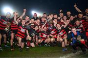 9 January 2022; Ballygunner players celebrate with the cup after the AIB Munster Hurling Senior Club Championship Final match between Ballygunner and Kilmallock at Páirc Uí Chaoimh in Cork. Photo by Stephen McCarthy/Sportsfile