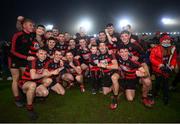 9 January 2022; Ballygunner players celebrate after the AIB Munster Hurling Senior Club Championship Final match between Ballygunner and Kilmallock at Páirc Uí Chaoimh in Cork. Photo by Stephen McCarthy/Sportsfile