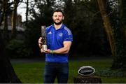 11 January 2022; Ireland and Leinster Centre, Robbie Henshaw, who today has been named Guinness Rugby Writers of Ireland Men’s Player of The Year after countless stand-out performances for the British and Irish Lions, Ireland and Leinster during the 2020/2021 season. Henshaw was a key player on the Lions tour of South Africa, starting all three tests against the Springboks over the summer and was a consistent contributor to the successes of both Irish and Leinster rugby over the season. Photo by Harry Murphy/Sportsfile