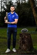 11 January 2022; Ireland and Leinster Centre, Robbie Henshaw, who today has been named Guinness Rugby Writers of Ireland Men’s Player of The Year after countless stand-out performances for the British and Irish Lions, Ireland and Leinster during the 2020/2021 season. Henshaw was a key player on the Lions tour of South Africa, starting all three tests against the Springboks over the summer and was a consistent contributor to the successes of both Irish and Leinster rugby over the season. Photo by Harry Murphy/Sportsfile