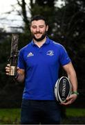 11 January 2022; Ireland and Leinster Centre, Robbie Henshaw, who today has been named Guinness Rugby Writers of Ireland Men’s Player of The Year after countless stand-out performances for the British and Irish Lions, Ireland and Leinster during the 2020/2021 season. Henshaw was a key player on the Lions tour of South Africa, starting all three tests against the Springboks over the summer and was a consistent contributor to the successes of both Irish and Leinster rugby over the season. Photo by Harry Murphy/Sportsfile