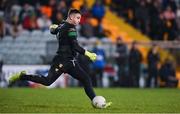 7 January 2022; Donegal goalkeeper Michael Lynch during the Dr McKenna Cup Round 1 match between Donegal and Down at Pairc MacCumhaill in Ballybofey, Donegal. Photo by Ramsey Cardy/Sportsfile