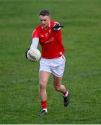 8 January 2022; Ryan Burns of Louth during the O'Byrne Cup group A match between Longford and Louth at Rathcline GAA club in Lanesboro, Longford. Photo by Ramsey Cardy/Sportsfile