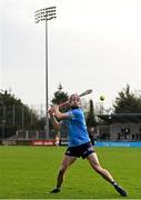 9 January 2022; Colin Currie of Dublin takes a free during the Walsh Cup Senior Hurling round 1 match between Dublin and Antrim at Parnell Park in Dublin. Photo by Ramsey Cardy/Sportsfile