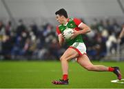 7 January 2022; Sam Callinan of Mayo during the Connacht FBD League semi-final match between Mayo and Galway at the NUI Galway Connacht GAA Air Dome in Bekan, Mayo. Photo by Eóin Noonan/Sportsfile