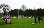 9 January 2022; Photographers take the galway team photo before the Walsh Cup Senior Hurling round 1 match between Galway and Offaly at Duggan Park in Ballinasloe, Galway. Photo by Harry Murphy/Sportsfile