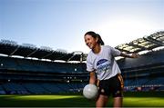 11 January 2022; Irish Life announces four-year partnership with GAA Healthy Clubs. To date, GAA Healthy Clubs has engaged 300 clubs and with the sponsorship, they expect to see an additional 375 clubs join the growing movement by January 2024. Pictured at the announcement at Croke Park in Dublin is Meath ladies footballer Niamh O’Sullivan. Photo by Ramsey Cardy/Sportsfile