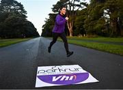 11 January 2022; Broadcaster Lottie Ryan at St Anne’s Park, Dublin, supporting Vhi’s sponsorship of the Start With… parkrun campaign. Both ambassadors are calling on people to start their new year with parkrun, by either walking, jogging, running or volunteering. Parkruns take place over a 5km course weekly, are free to enter and are open to all ages and abilities, providing a fun and safe environment to enjoy exercise. To register for a parkrun near you visit www.parkrun.ie. Photo by David Fitzgerald/Sportsfile