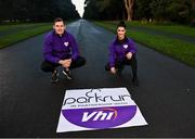 11 January 2022; Broadcaster Lottie Ryan and Olympian David Gillick are at St Anne’s Park, Dublin, supporting Vhi’s sponsorship of the Start With… parkrun campaign. Both ambassadors are calling on people to start their new year with parkrun, by either walking, jogging, running or volunteering. Parkruns take place over a 5km course weekly, are free to enter and are open to all ages and abilities, providing a fun and safe environment to enjoy exercise. To register for a parkrun near you visit www.parkrun.ie. Photo by David Fitzgerald/Sportsfile