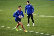 11 January 2022; Hugo Keenan during a Leinster rugby squad training session at Energia Park in Dublin. Photo by Harry Murphy/Sportsfile