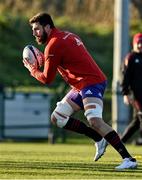 11 January 2022; Jean Kleyn during Munster rugby squad training at University of Limerick in Limerick. Photo by Brendan Moran/Sportsfile