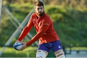 11 January 2022; Jean Kleyn during Munster rugby squad training at University of Limerick in Limerick. Photo by Brendan Moran/Sportsfile