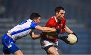 11 January 2022; Cian Kiely of Cork is tackled by Keelan Taylor of Waterford during the McGrath Cup Group A match between Cork and Waterford at Páirc Uí Rinn in Cork. Photo by Eóin Noonan/Sportsfile