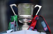 9 January 2022; A general view of the Munster Hurling Senior Club Championship cup before the AIB Munster Hurling Senior Club Championship Final match between Ballygunner and Kilmallock at Páirc Uí Chaoimh in Cork. Photo by Stephen McCarthy/Sportsfile