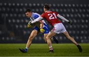 11 January 2022; Dermot Ryan of Waterford in action against John Kiely of Cork during the McGrath Cup Group A match between Cork and Waterford at Páirc Uí Rinn in Cork. Photo by Eóin Noonan/Sportsfile