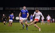 11 January 2022; Lee Brennan of Tyrone in action against James Smith of Cavan during the Dr McKenna Cup round 2 match between Cavan and Tyrone at Kingspan Breffni in Cavan. Photo by Seb Daly/Sportsfile