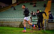 5 January 2022; Stefan Okunbor of Kerry runs onto the pitch before making his senior debut in the McGrath Cup Group B match between Kerry and Limerick at Austin Stack Park in Tralee, Kerry. Photo by Brendan Moran/Sportsfile