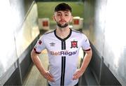 12 January 2022; Dundalk new signing Joe Adams is unveiled at Oriel Park in Dundalk, Louth. Photo by Stephen McCarthy/Sportsfile