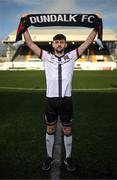 12 January 2022; Dundalk new signing Joe Adams is unveiled at Oriel Park in Dundalk, Louth. Photo by Stephen McCarthy/Sportsfile