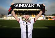 12 January 2022; Dundalk new signing Joe Adams is unveiled at Oriel Park in Dundalk, Louth. Photo by Stephen McCarthy/Sportsfile