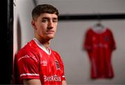 14 January 2022; Dundalk's John Martin at the launch of the club's new third choice strip at Oriel Park in Dundalk, Louth. Photo by Stephen McCarthy/Sportsfile