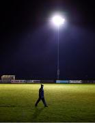 12 January 2022; Wicklow manager Colin Kelly walks the pitch before the O'Byrne Cup Group B match between Wicklow and Wexford at Bray Emmets GAA Club in Bray, Wicklow. Photo by Harry Murphy/Sportsfile