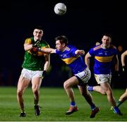 12 January 2022; Sean O'Shea of Kerry in action against Bill Maher of Tipperary during the McGrath Cup Group B match between Tipperary and Kerry at Moyne Templetuohy GAA Club in Templetuohy, Tipperary. Photo by Brendan Moran/Sportsfile