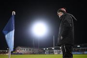 12 January 2022; Louth manager Mickey Harte during the O'Byrne Cup Group A match between Dublin and Louth at Parnell Park in Dublin. Photo by Stephen McCarthy/Sportsfile