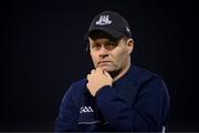 12 January 2022; Dublin manager Dessie Farrell during the O'Byrne Cup Group A match between Dublin and Louth at Parnell Park in Dublin. Photo by Stephen McCarthy/Sportsfile