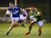 12 January 2022; Paul Kingston of Laois in action against Donal Keogan of Meath during the O'Byrne Cup Group B match between Laois and Meath at Stradbally GAA Club in Stradbally, Laois. Photo by Piaras Ó Mídheach/Sportsfile