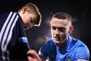 12 January 2022; Brian Fenton of Dublin signs his autograph following the O'Byrne Cup Group A match between Dublin and Louth at Parnell Park in Dublin. Photo by Stephen McCarthy/Sportsfile